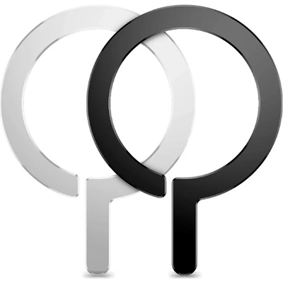 Tech-Protect MetalRing MagSafe универсален магнитен пръстен 2 бр черен и сребрист (5906302308187)