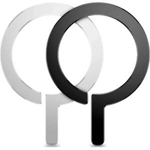 Tech-Protect MetalRing MagSafe универсален магнитен пръстен 2 бр черен и сребрист (5906302308187)