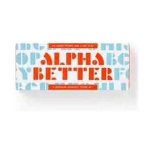 Alpha Better Stamp Set | Brass Monkey, Galison (ISBN: 9780735377059)