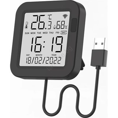 Immax Neo 07559L - Контролер със сензор за температура и влажност 5V Wi-Fi (IM1555)