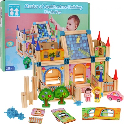 Tomido Sada dřevěných bloků 128 ks