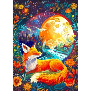 Enjoy - Puzzle Moon Fox - 1 000 piese