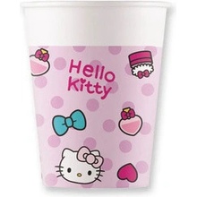 Procos Papierové poháre Hello Kitty 200 ml