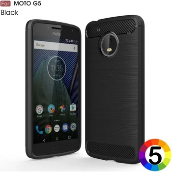 Image 1 of Motorola Moto G5 Удароустойчив Carbon Fiber Калъф и Протектор