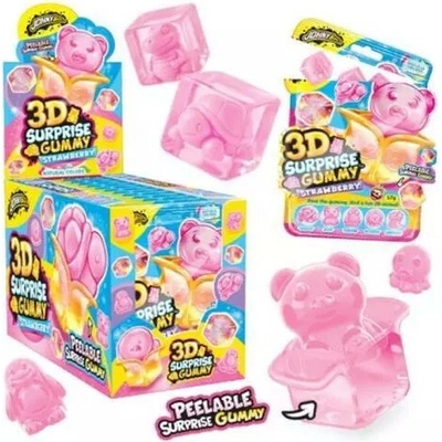JohnyBee želé 3d surprise gumy 12 x 57 g