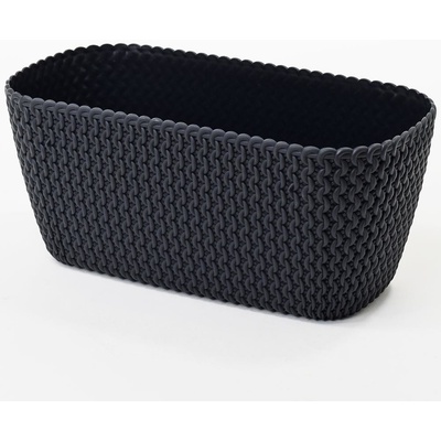 PlasticFuture Truhlík SPOTY CASE antracit, 29,7 cm