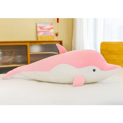 Lean Toys Ružový Delfín 70 cm