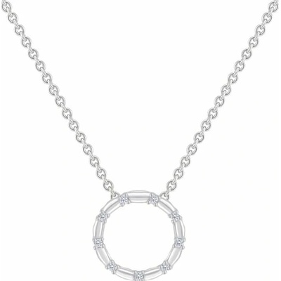 Eppi Stříbrný karma přívěsek s diamanty Heidi P41196