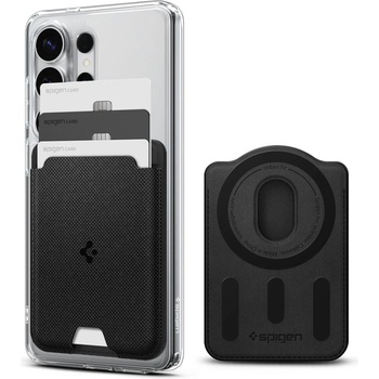 Spigen urban fit wallet magsafe magnetic card holder galaxy s black (8800283300383)