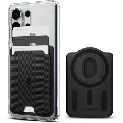 Spigen urban fit wallet magsafe magnetic card holder galaxy s black (8800283300383)