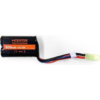 MODSTER Батерия за автмодел MODSTER LiIon Battery 2S 7.4V 850 mAh 20C Rookie/XGTModster MD10819 (MD10819)