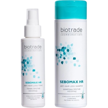 Biotrade Sebomax HR Комплект - Тоник и Шампоан против косопад, 75 + 200 ml