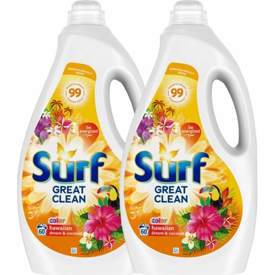 Surf Washing prací gel Hawaiian Dream 2 x 3 l 120 PD