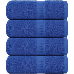 vidaXL Кърпи за гости FROGN 4 бр. сини 30x50 см 360 г/м2 (136708)