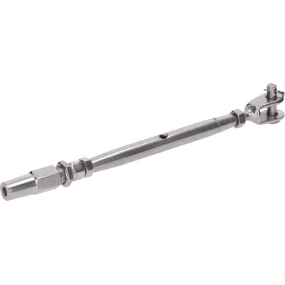 Šponovák pre lanko ø 3 mm, závit M6/LH6, brúsená AISI 304