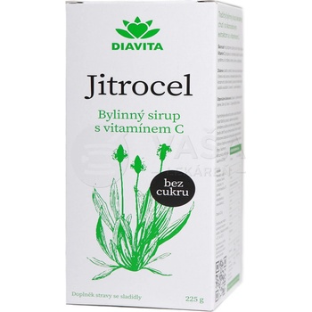 Bezkašel jitrocelový bylinný sirup bez cukru 225 g