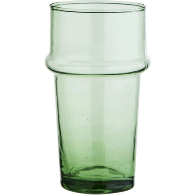MADAM STOLTZ Sklenička z recyklovaného skla Beldi zelená barva sklo 230 ml