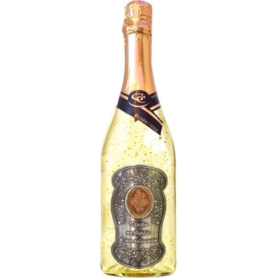 Gold Cuvee šumivé so zlatom 0,75 l - kovová etiketa
