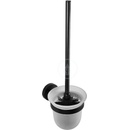 Bemeta DARK WC kefa so sklenenou miskou 95 x 370 x 140 mm chróm 104113010