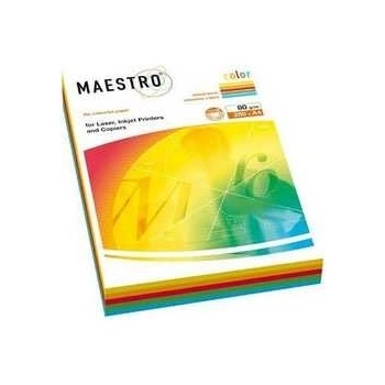 MAESTRO color INTENSIV 80g 250 listů MIX barev