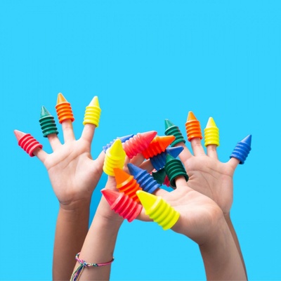 OMY Finger Crayons 6 ks