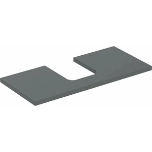 Geberit Плот за мивка Geberit One с централен изрез, 105 см, лаванова подложка (505.274.00.3)