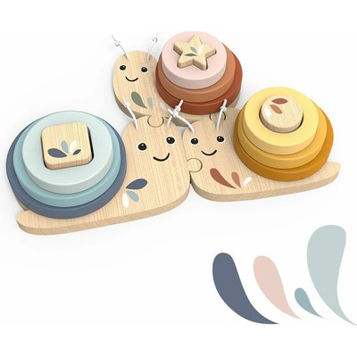 Speedy Monkey stohovací Snail educational game