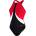 Speedo Бански костюм Speedo Women's One Piece Swimsuit - Black/Red