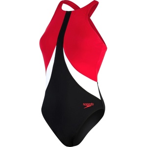 Speedo Бански костюм Speedo Women's One Piece Swimsuit - Black/Red - sportihobi - 97,77 лв