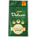 Delcon Cat Sterilized High Premium - супер премиум суха храна за кастрирани котки от всички породи, БЕЗ ЗЪРНО, с домашни птици и риба, Белгия - НАСИПНО
