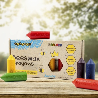 Medenka Junior pastelky z včelího vosku 6 barev