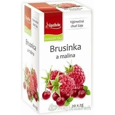 Apotheke Brusinka a malina čaj PREMIER SELECTION 20 x 2 g