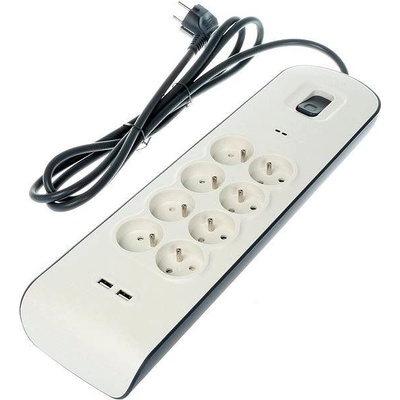 Belkin BSV804 8-zásuviek 2xUSB/2.4A, 2m