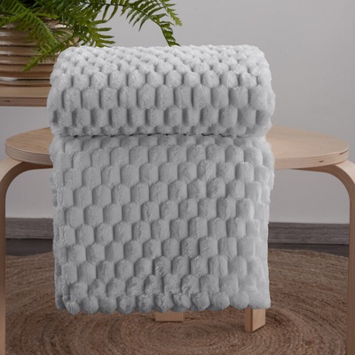 Takoy DESIGN 91 deka CINDY 6 měkká a příjemná na dotek s embosovaným 3D vzorem-HF-453456 | 200 x 220 cm