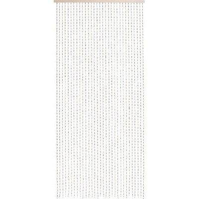 Závěs do dveří, dřevěné perly Dehli 90x200 cm