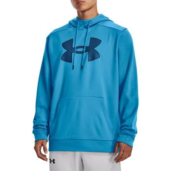 Under Armour Суитшърт с качулка Under UA Armour Fleece Big Logo HD-BLU 1373352-419 Размер L