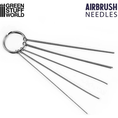 Green Stuff World Airbrush Nozzle Cleaning Wires / Čistiace drôty na trysky airbrush