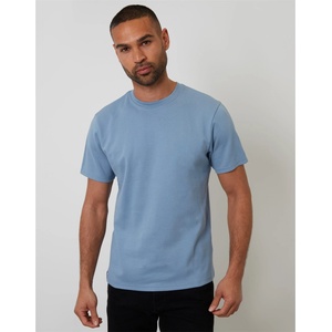 Threadbare Тениска Threadbare Men's Regular Fit Roseburn T-Shirt - Washed Denim