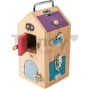 Tender Leaf Toys domček so strašidlami Monster Lock Box 8 dverí s 8 rôznymi zámkami a 2 strašidlá TL8341