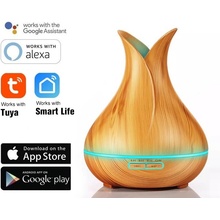 Tuya WiFi aroma difuzér AS-1522YN světlé dřevo 400 ml