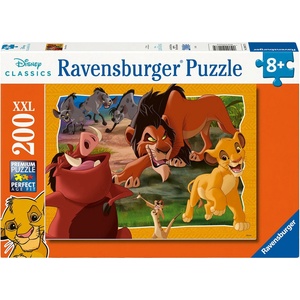 Ravensburger Пъзел Ravensburger от 200 XXL части - Цар лъв, Муфаса (12001177) - ozone