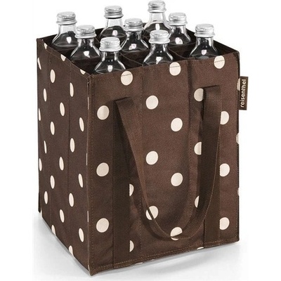 Reisenthel Bottlebag nákupní taška na lahve Mocha dots