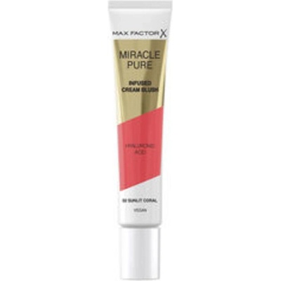 Max Factor Miracle Pure krémová lícenka 02 Sunlit Coral 15 ml