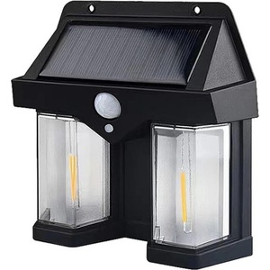  Двойна LED соларна лампа, Сензор за движение, 2W, 1200LM - Atron CL-228 (CL-228)