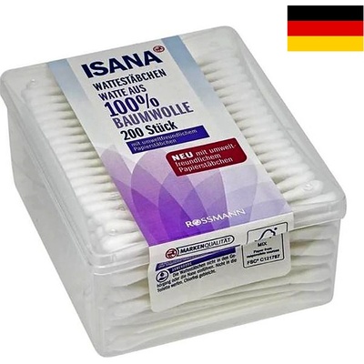ISANA Vatové tyčinky 200 ks