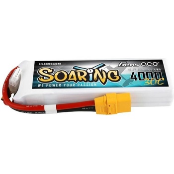 Gens Ace Soaring 30C 3S1P Lipo batéria s konektorom XT90 11.1 V 4000 mAh