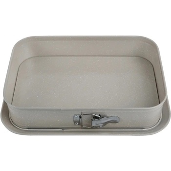 Kinghoff Форма за печене с падащо дъно Kinghoff KH 1978, 39x29x7.5 см, Мраморно покритие, Бежов (KH 1978)