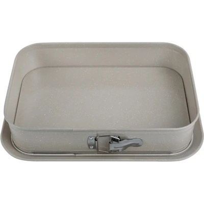 Kinghoff Форма за печене с падащо дъно Kinghoff KH 1978, 39x29x7.5 см, Мраморно покритие, Бежов (KH 1978)