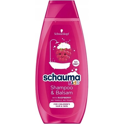 Schauma šampón a kondicionér Kids s extraktom z maliny 400 ml
