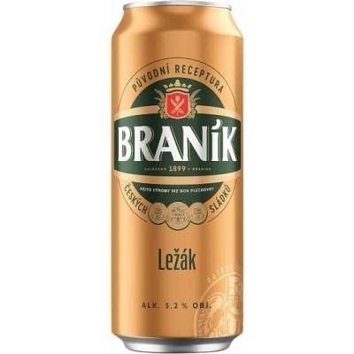 Braník světlé ležák 12° 6 x 0,5 l (plech)